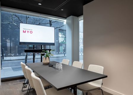 Meeting room for up to six people in MYO Bankside