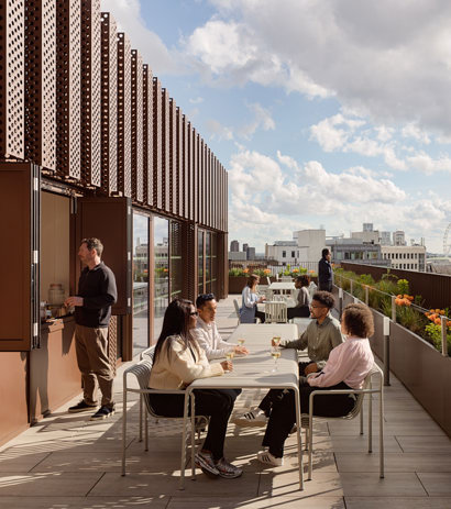 Outdoor Terrace Lounge And Meeting Space in Central London