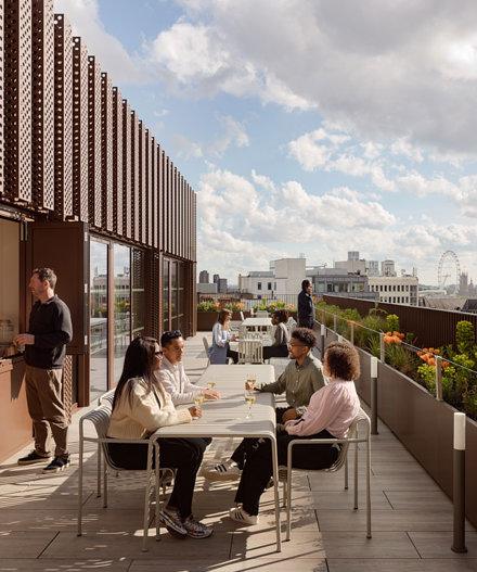 MYO New Street Square outdoor terrace