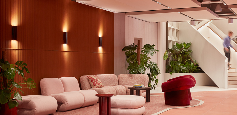 Reception and breakout space