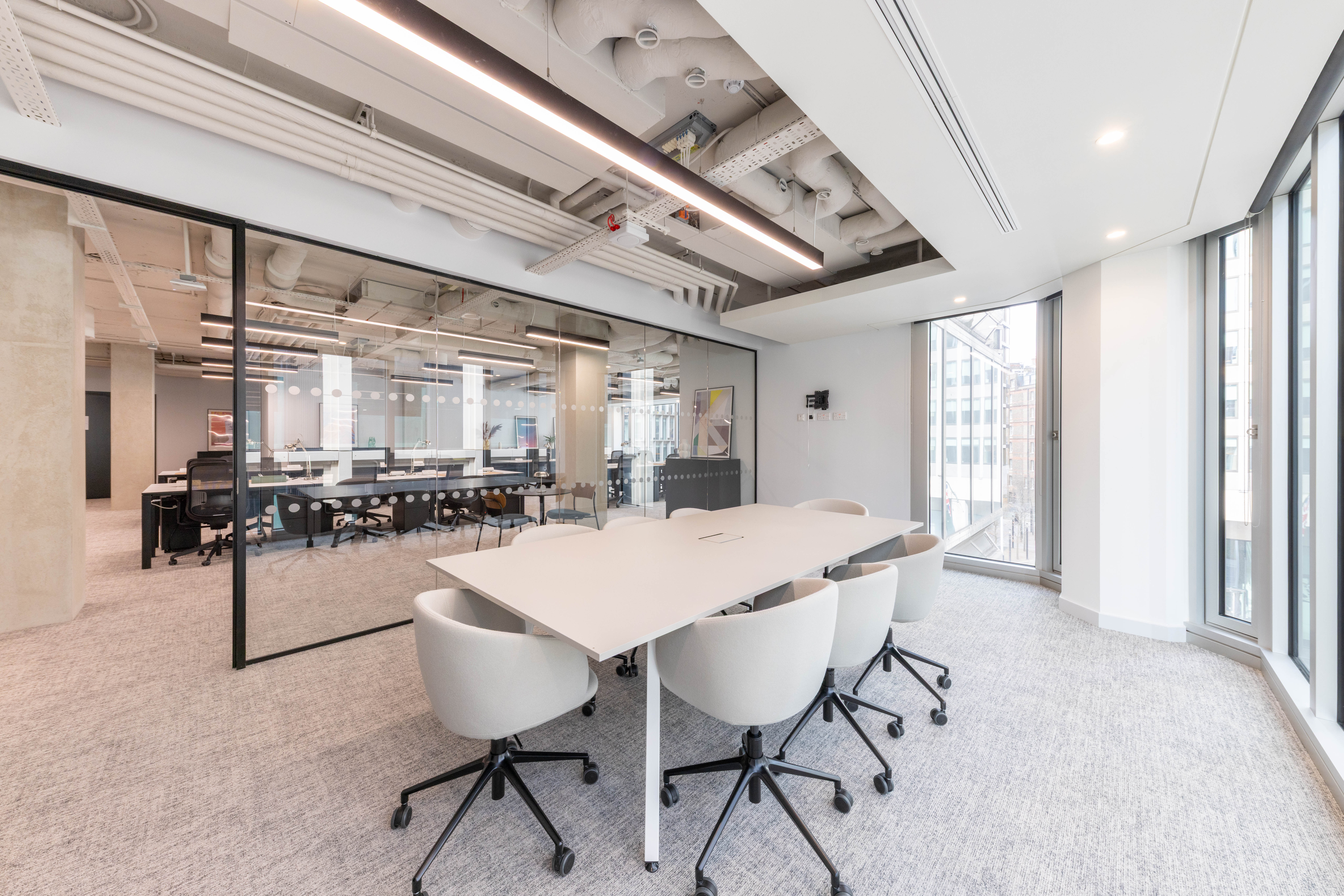 Open plan meeting space