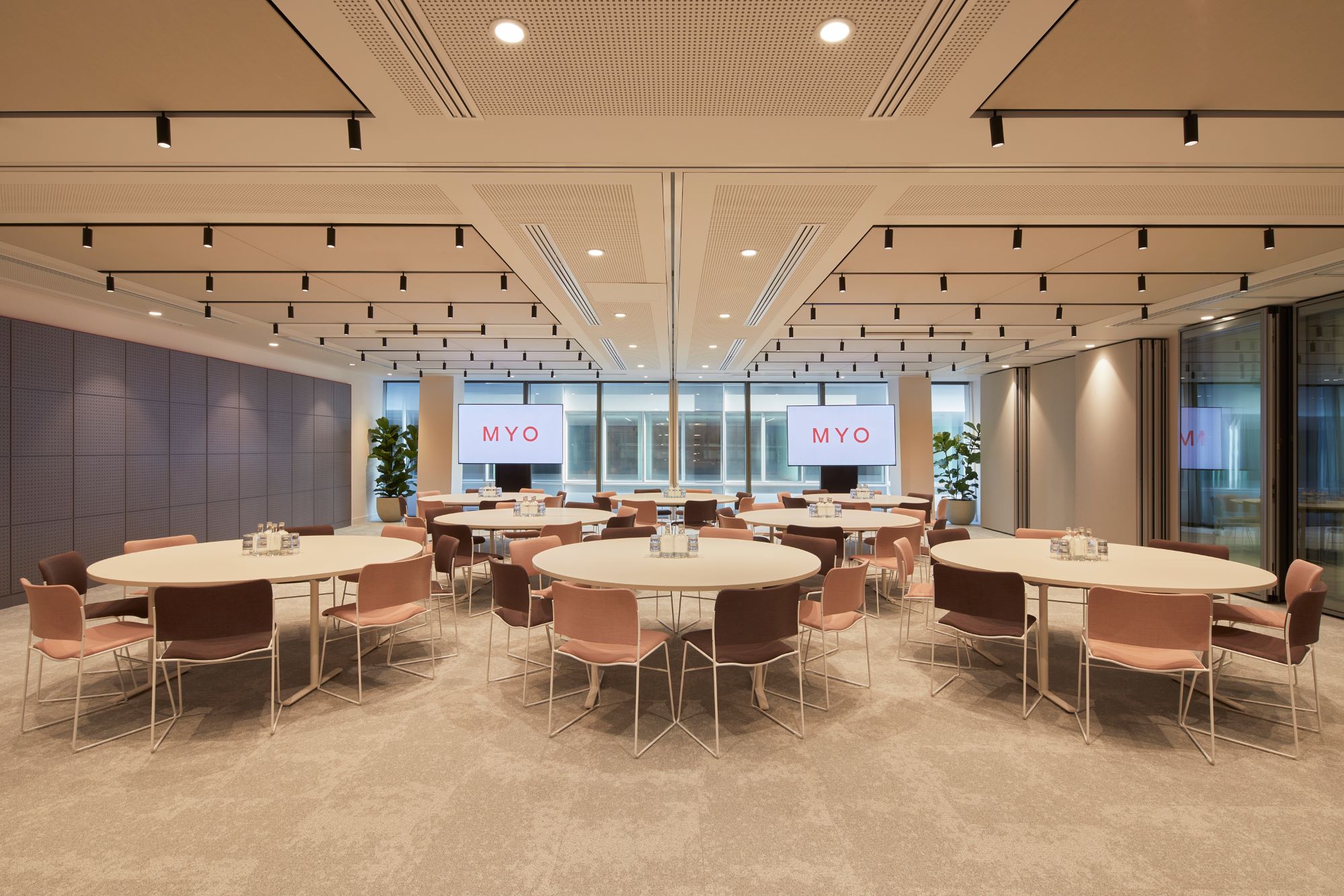 Alternative configuration of MYO St Paul's event space 