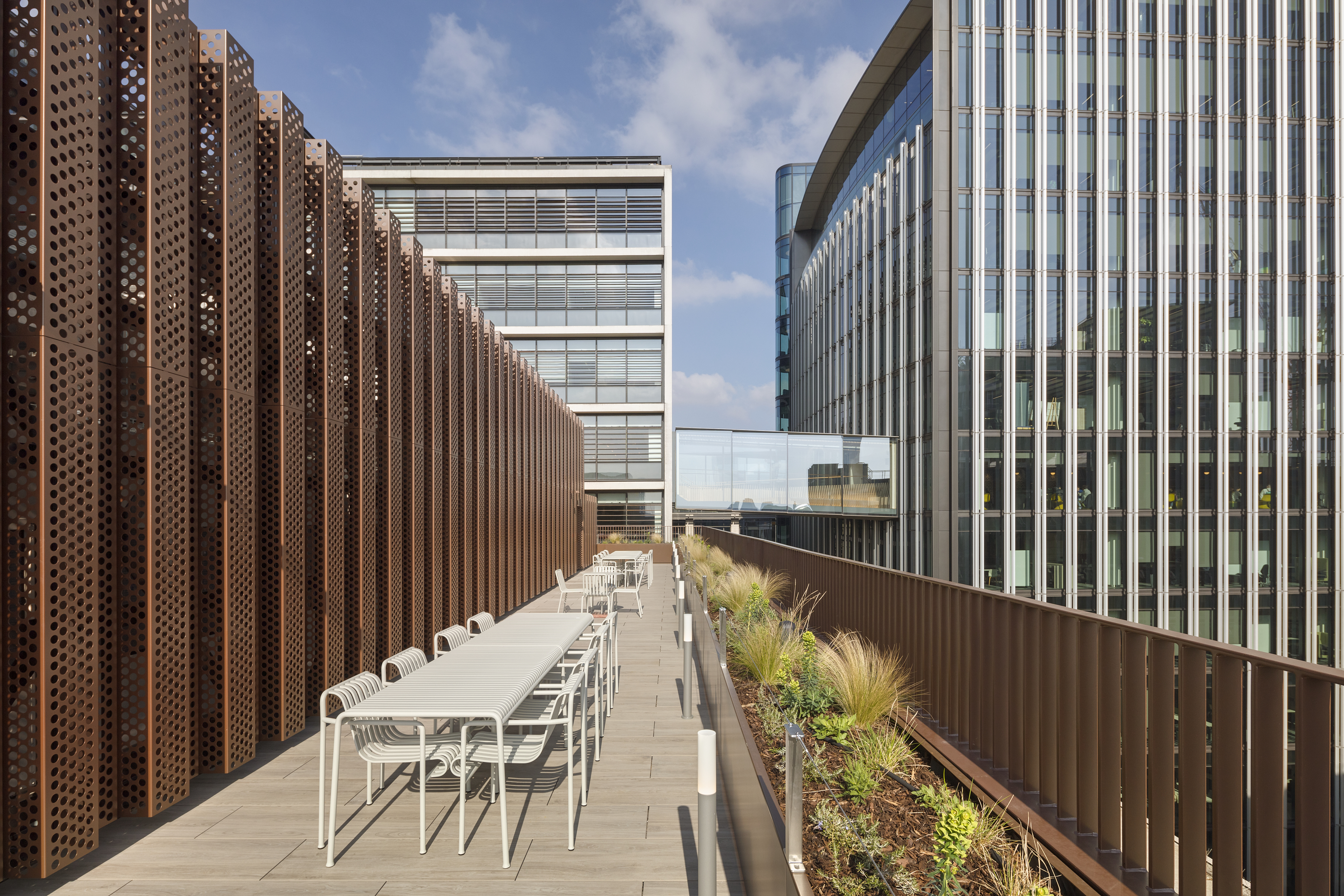 The New Street Square event space terrace 