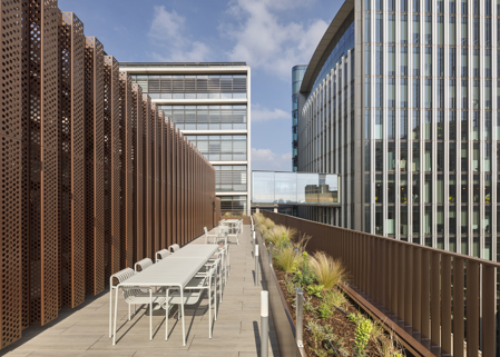 The New Street Square event space terrace