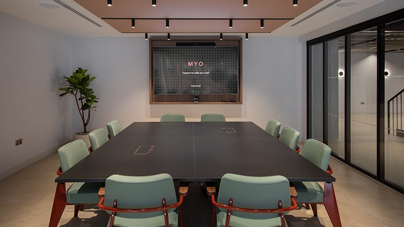 Meeting room for up to ten people