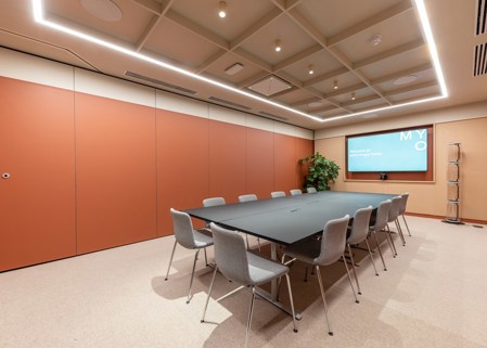Boardroom for up to ten people