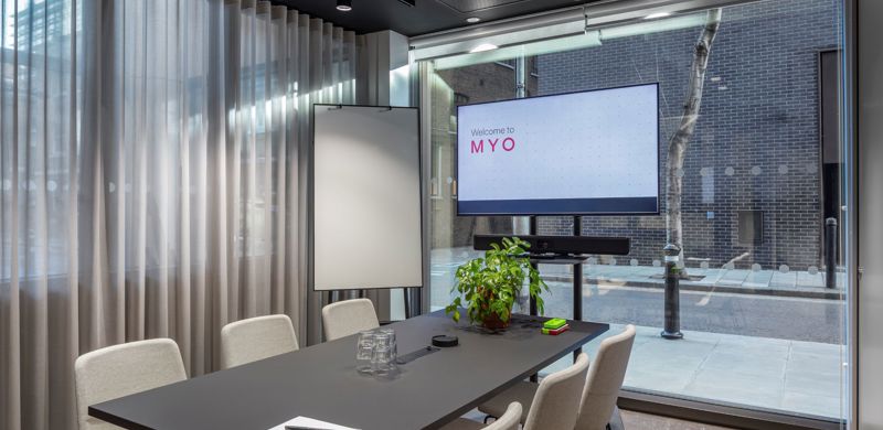 Meeting room for up to six people in MYO Bankside