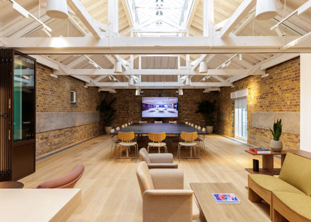 Boardroom and breakout space at MYO King's Cross