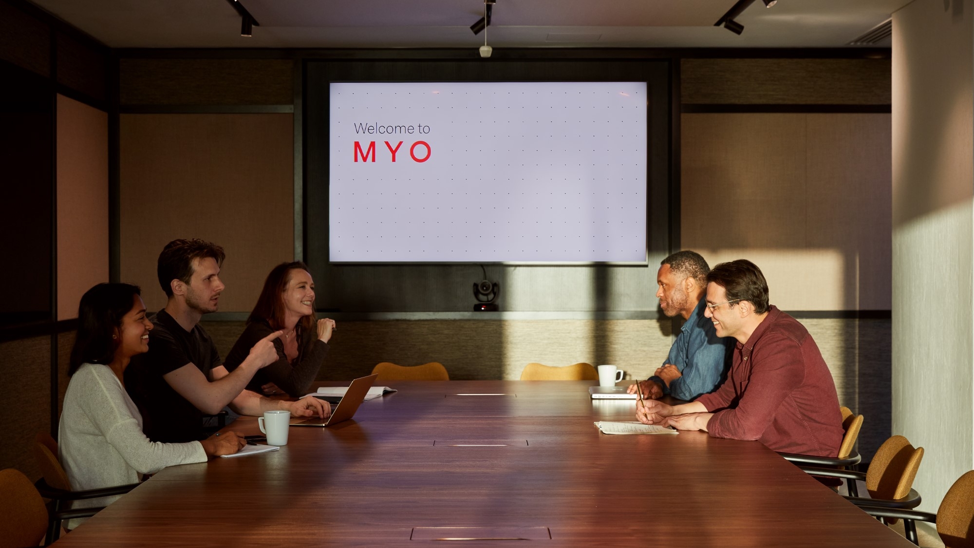 Professionals meet in MYO Liverpool Street boardroom
