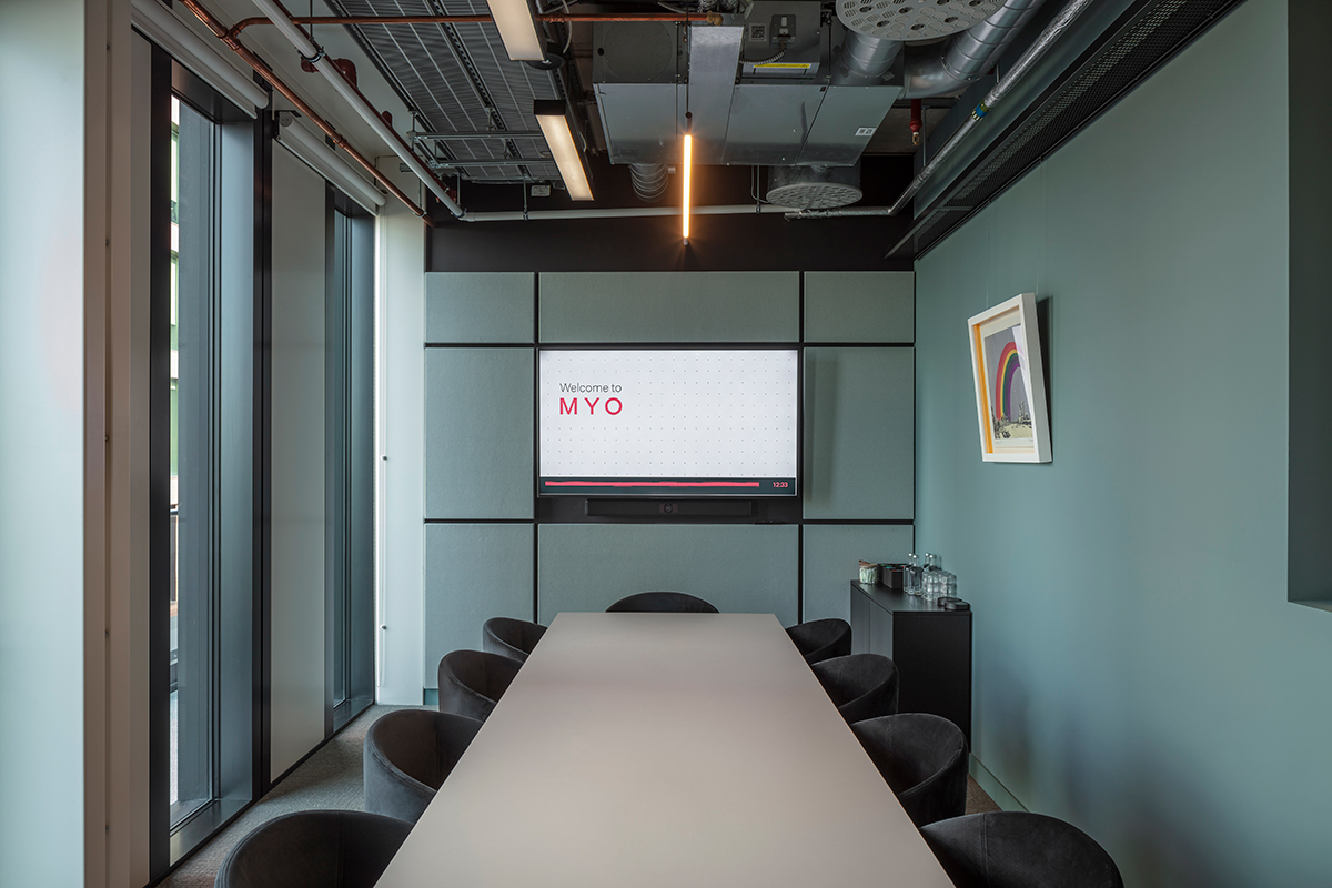 Meeting room for up to ten people in MYO Bankside