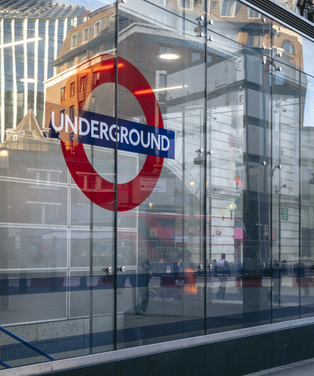 Victoria Underground station sign